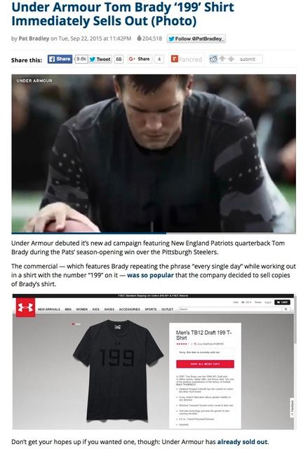 under armour brady shirt